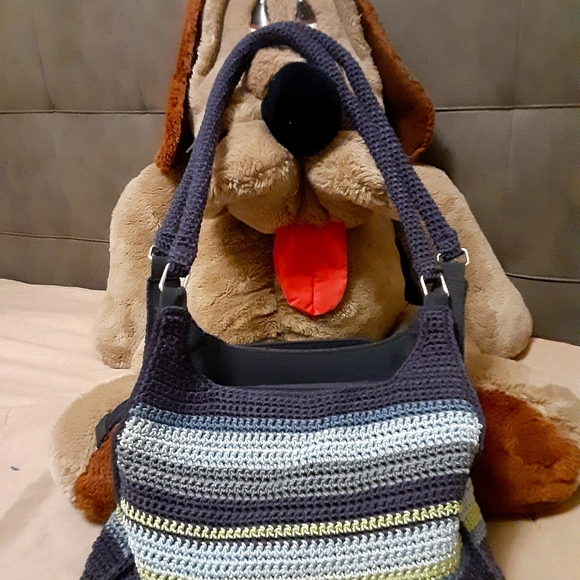 Vintage Handknit purse - Picture 4 of 5